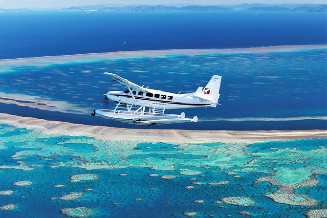 Panorama: the Ultimate Seaplane Tour - Great Barrier Reef & Whitehaven Beach - Exploring Hardy Lagoon by Boat