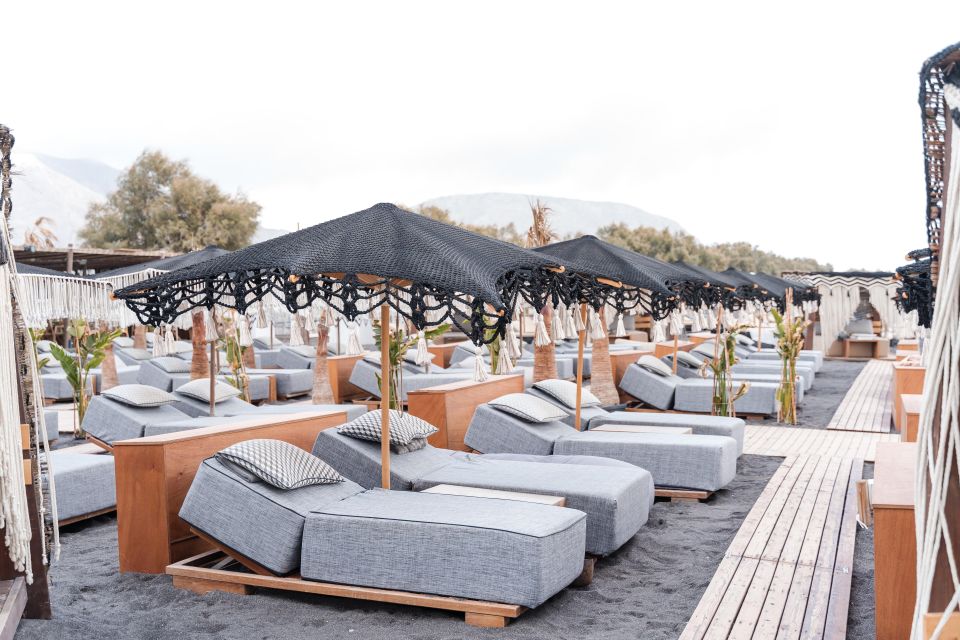 Perivolos Beach: Sun-Bed Experience FortyOne Bar Restaurant - Price and Booking Details