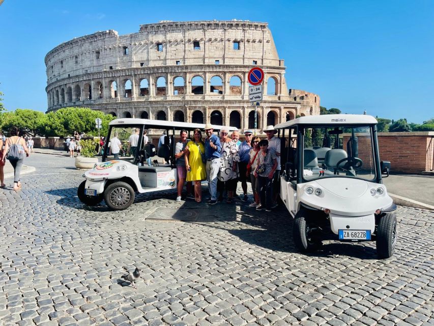 Rome: Golf Cart Tour the Very Best in 4 Hours - Tour Description