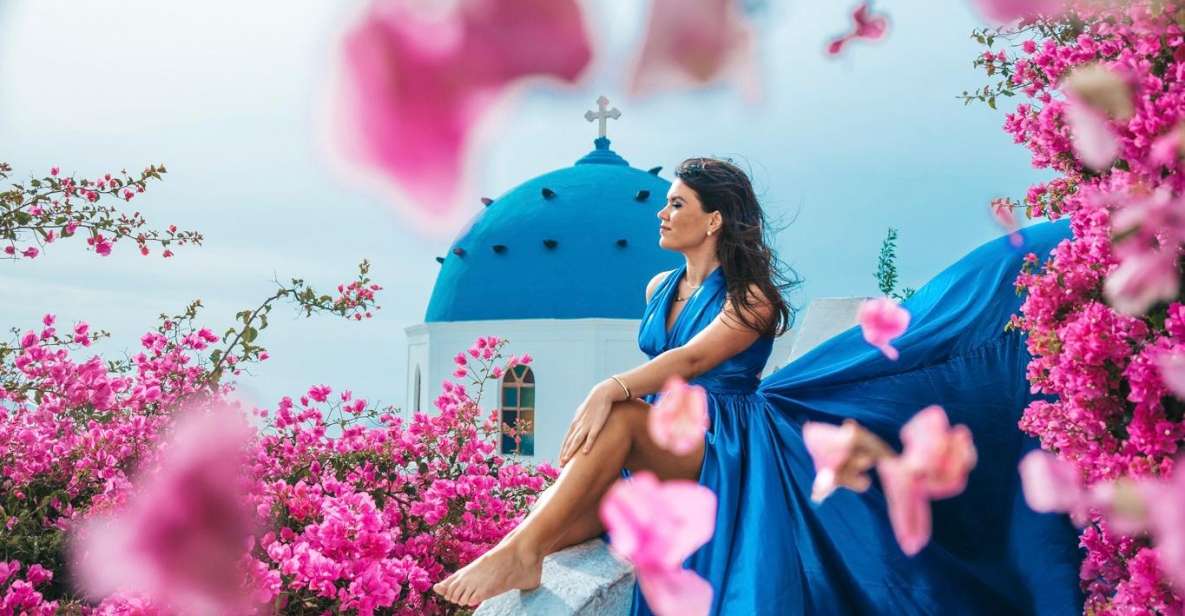 Santorini: Flying Dress Photoshoot - Booking Information