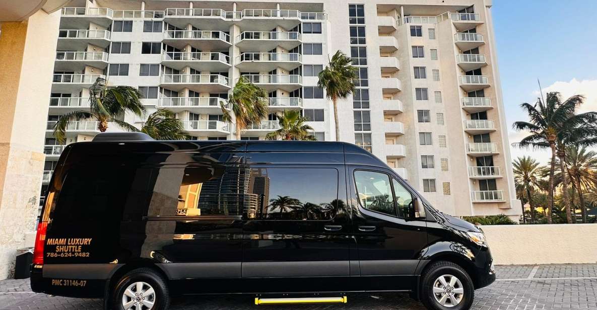 Shuttle Miami Airport/Hotel to Miami Port or Hotel 14pax - Pickup and Drop-off Locations