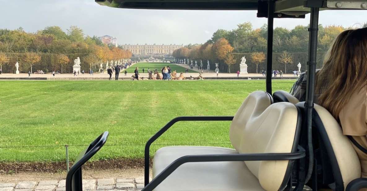 Versailles: Royal Palace & Gardens Private Golf Cart Tour - Meeting Point and Location Details