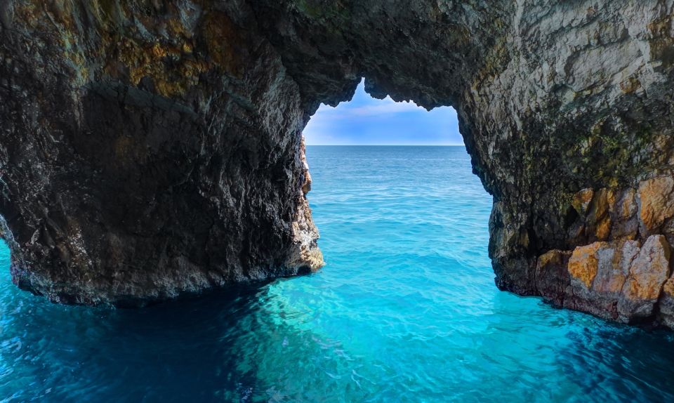 Zante Cruise to Blue Caves & Shipwreck Photostop (Transfer) - Duration and Language