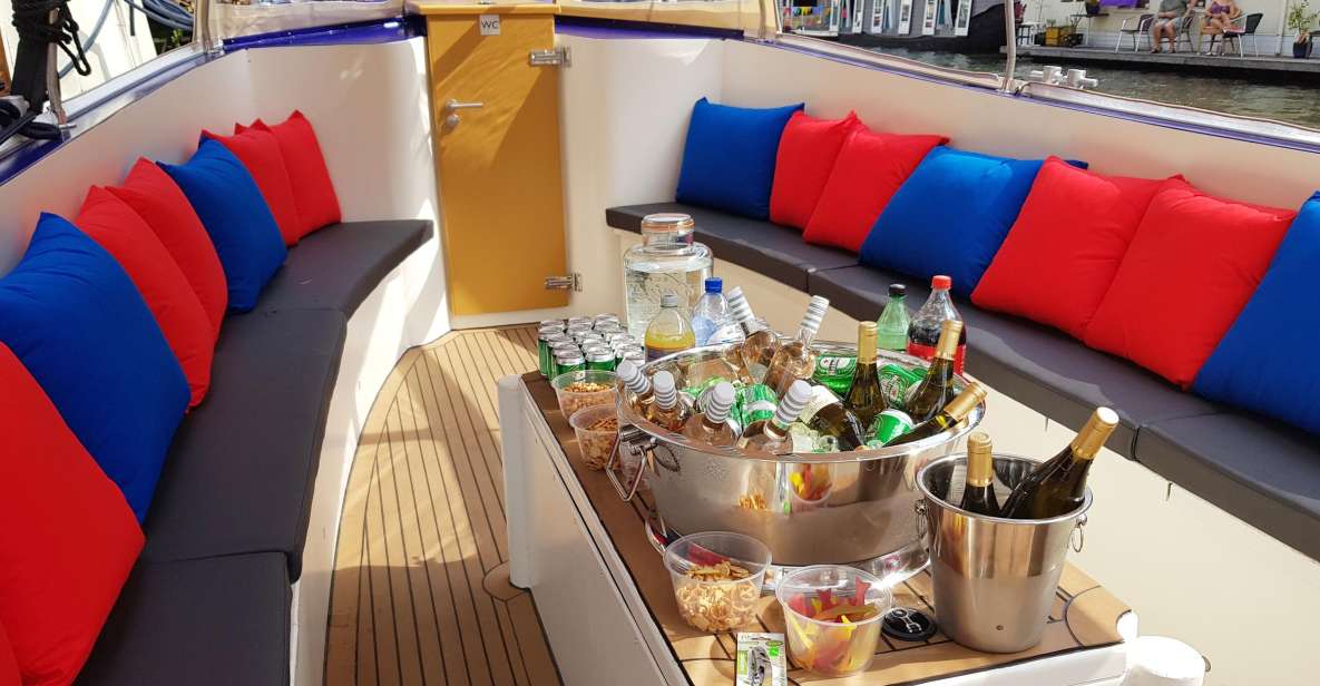 Amsterdam: Canal Booze Cruise With Unlimited Drinks - Activity Description