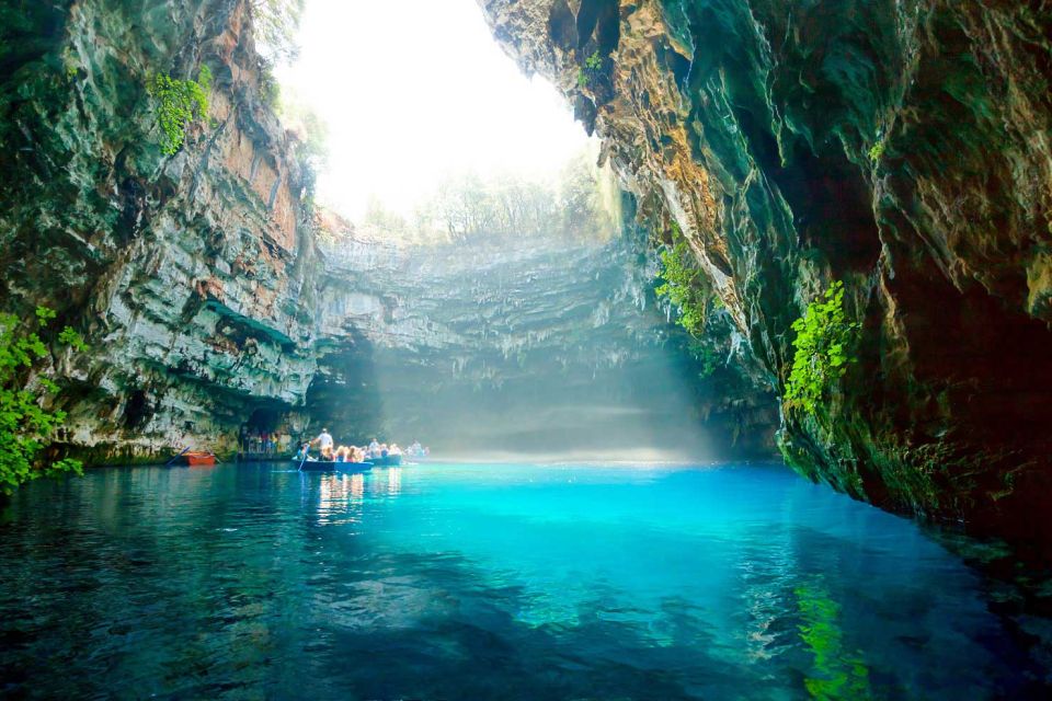 Argostolio: Melissani Lake, Myrtos Beach, and Fiscardo Tour - Tour Duration and Highlights