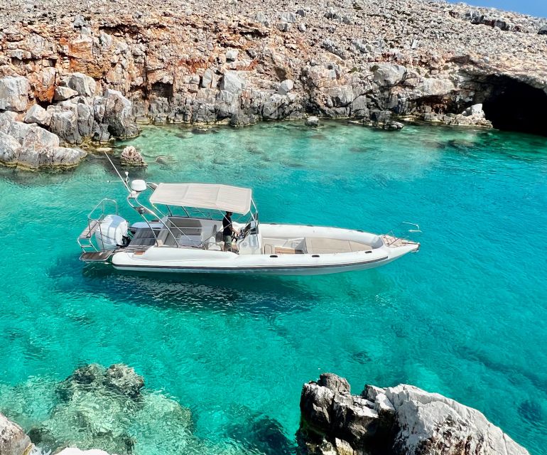 Astypalaia : Private Trip to Koutsomiti, Kounoupa & Red Rock - Language Options and Boat Features