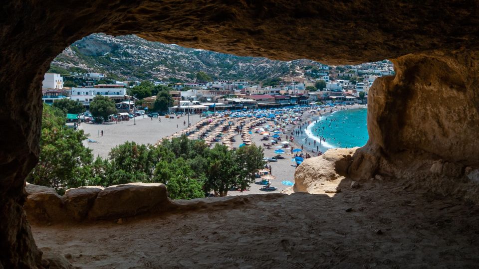 Crete: Matala Hippie Beach - Full Description