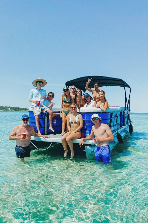 Fort Walton: Half Day Pontoon Boat Rental to Crab Island - Full Description