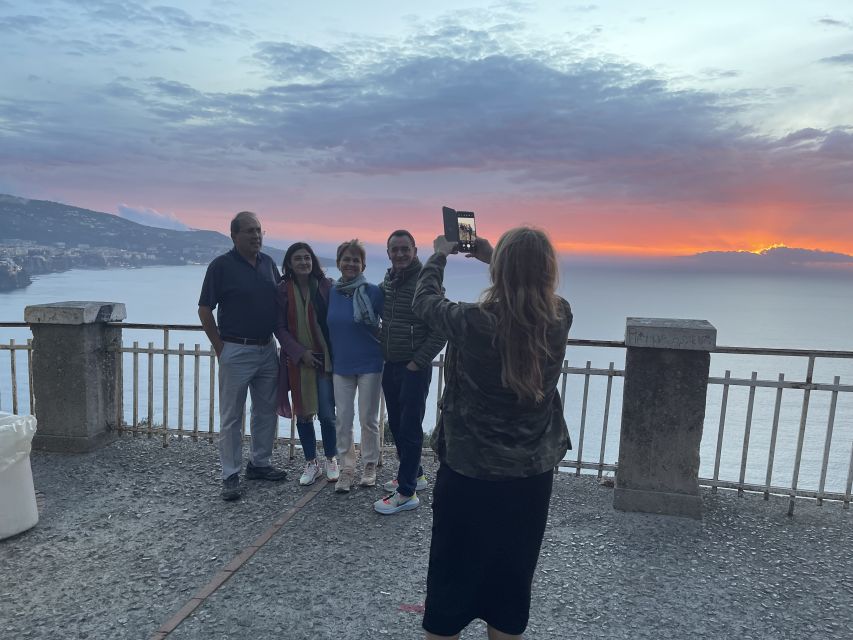 From Positano: Private Sorrento Sunset Tour - Language Options