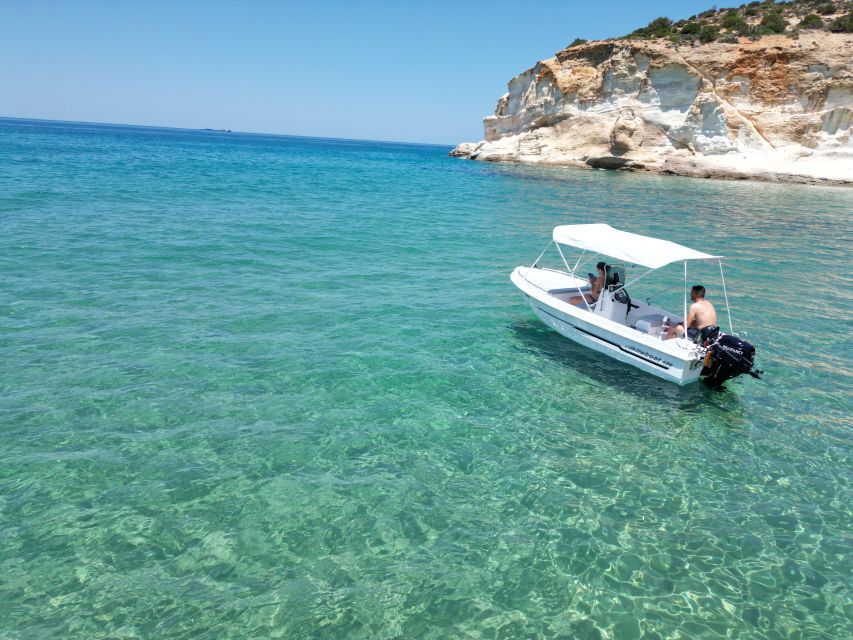 From Provatas Milos: Boat Rental to Kleftiko - Booking Information