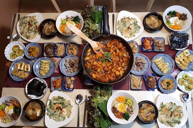 Korean Cooking Class With Full-Course Meal & Local Market Tour in Seoul - Master Traditional Cooking Techniques