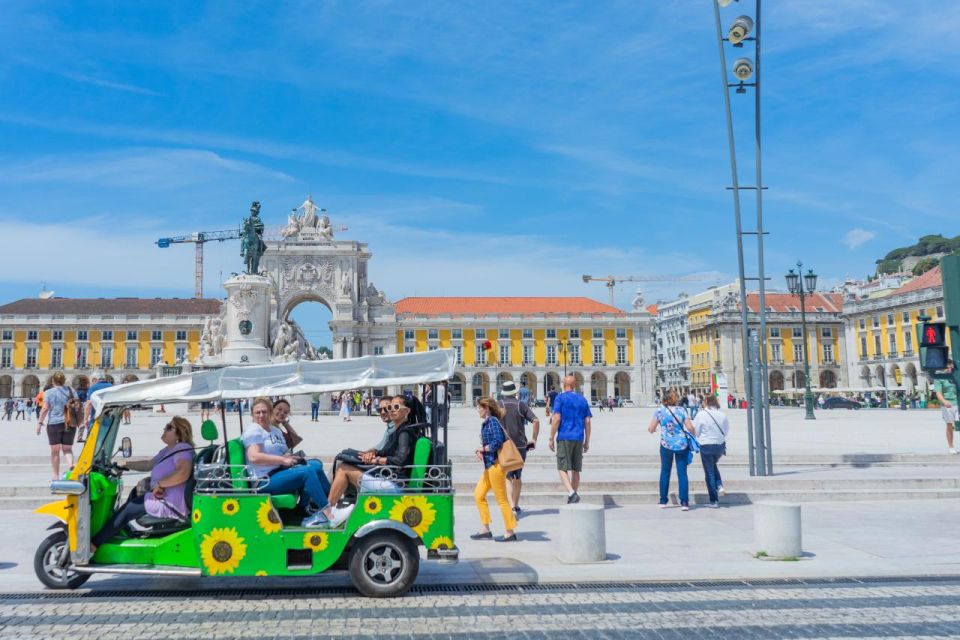 Lisbon Tuk-Tuk Tour + 3 Food and Wine Tastings - Inclusions