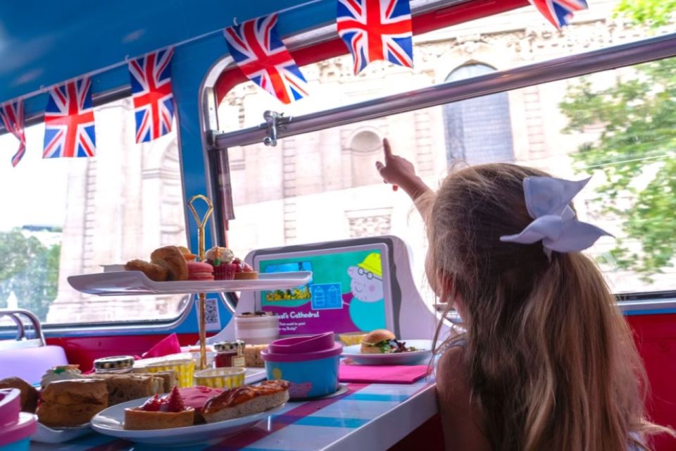 London: Peppa Pig Afternoon Tea Bus Tour With Audio Guide - Included Services