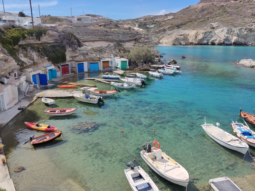 Milos Island Best Locations - Meeting Point and What to Bring