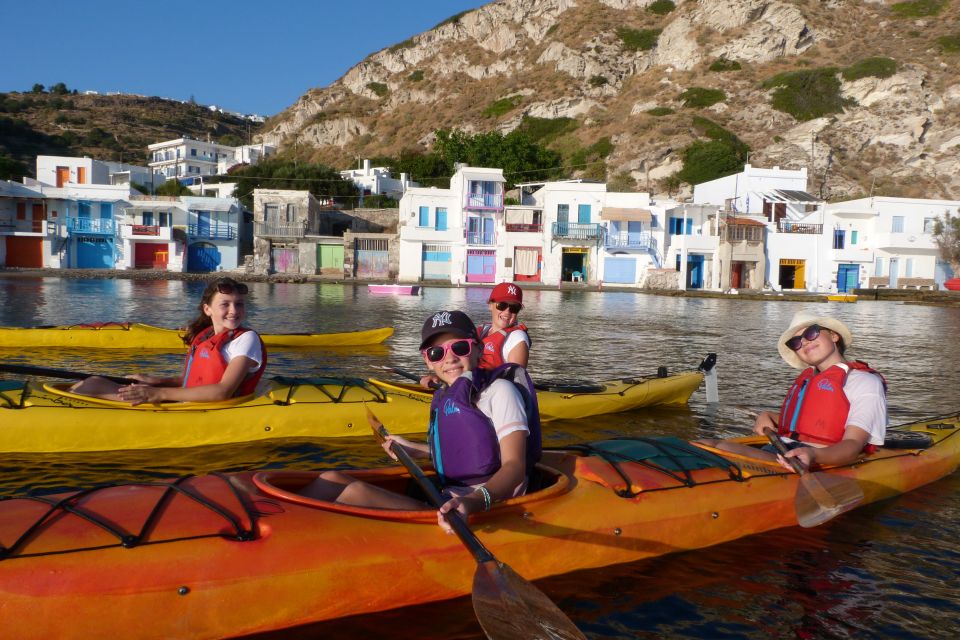 Milos: Sea Kayaking Trip at Sunset With Snack - Itinerary