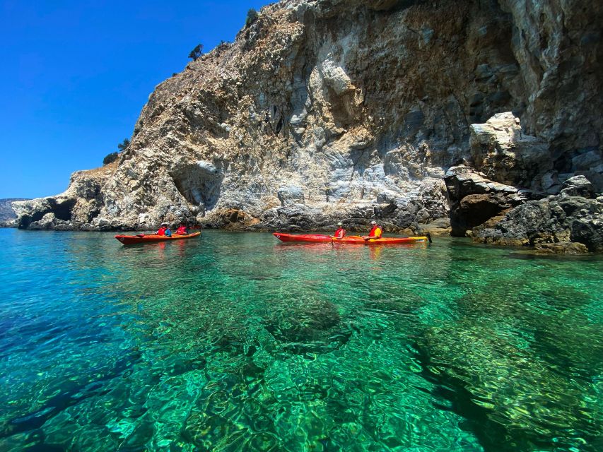 Naxos: Rhina Cave and Coastline Sea Kayaking Tour - Instructor & Equipment