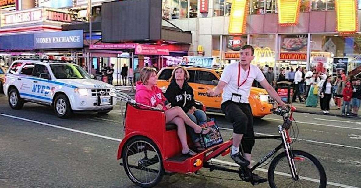 NYC Pedicab Tours: Central Park, Times Square, 5th Avenue - Detailed Tour Description