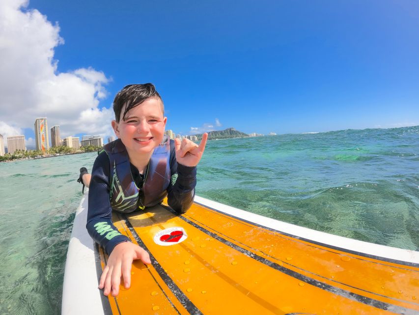 Oahu: Kids Surfing Lesson in Waikiki Beach (up to 12) - Full Description