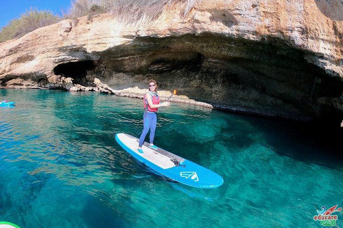 Paddle Surf Route Cliffs Nerja and Cascada De Maro + Snorkel - Meeting Point and Group Size