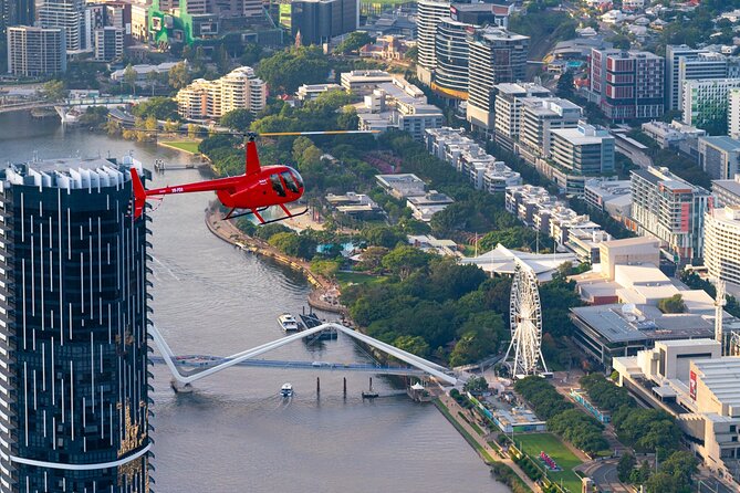 Private Helicopter Scenic Tour of Brisbane - 25min - Flight Path and Sights