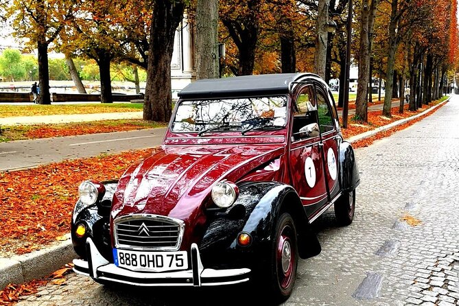 Private Tour Paris Highlights 1 Hour in Vintage Citroën 2CV - Inclusions