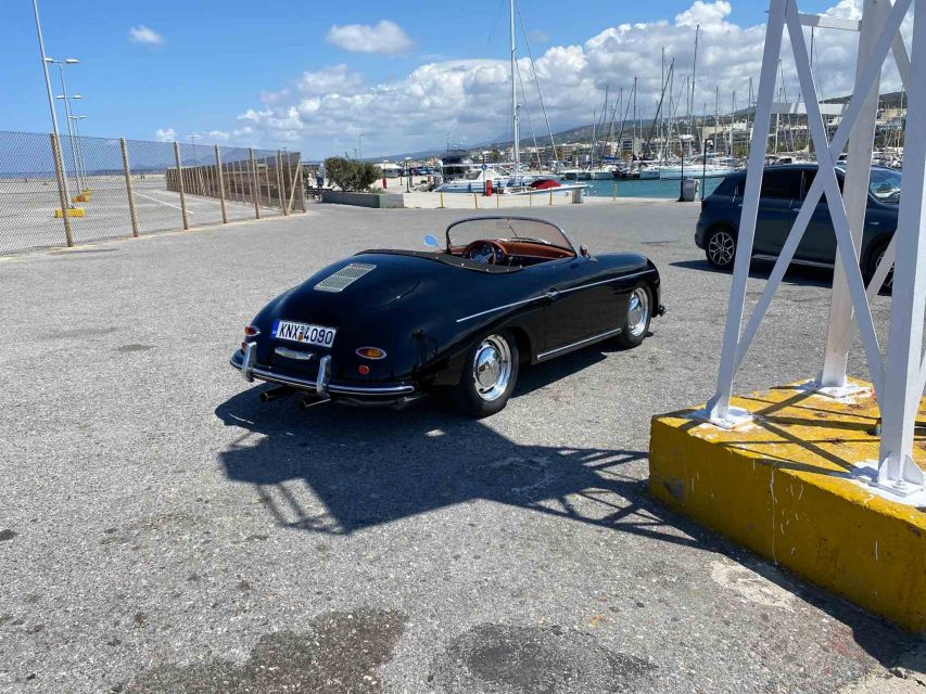 Rethymno: Ride With a Speedster 356 RCH - Duration and Languages