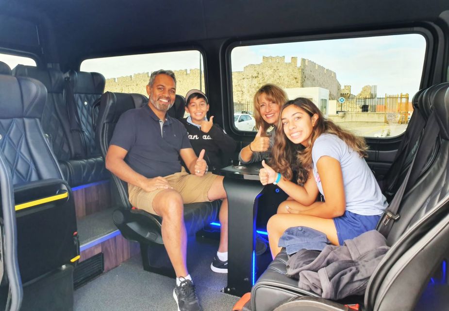 Rhodes Town and Lindos: Private Minibus Tour - Booking Information