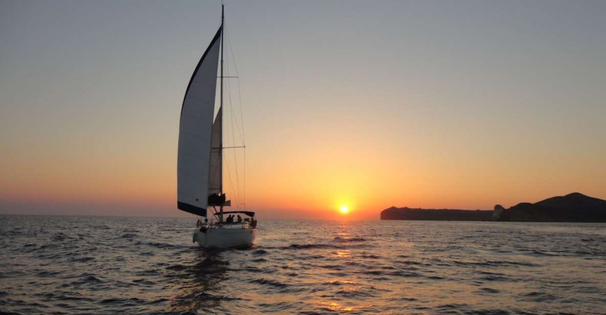 Santorini Caldera: Sunset Sailing Cruise With Meal - Itinerary Highlights