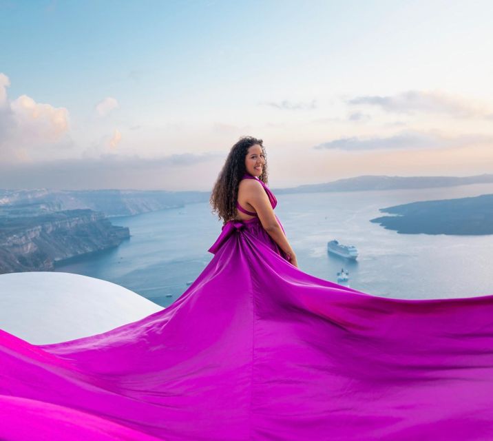 Santorini: Flying Dress Photoshoot - Itinerary