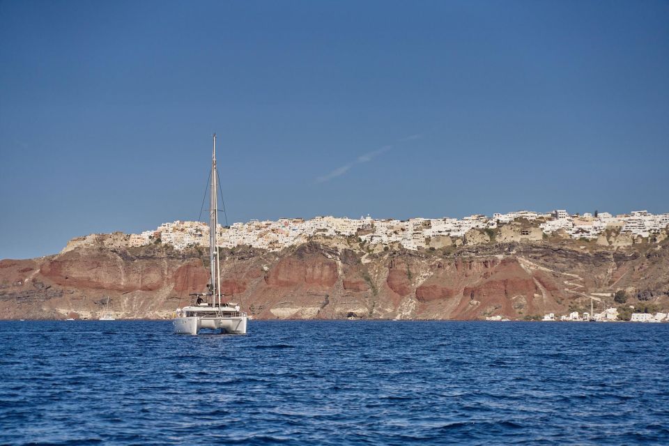 Santorini Oia: All Inclusive Classic Day Catamaran Cruise - Itinerary