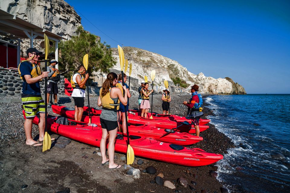 Santorini: Sea Kayaking With Light Lunch - Inclusions