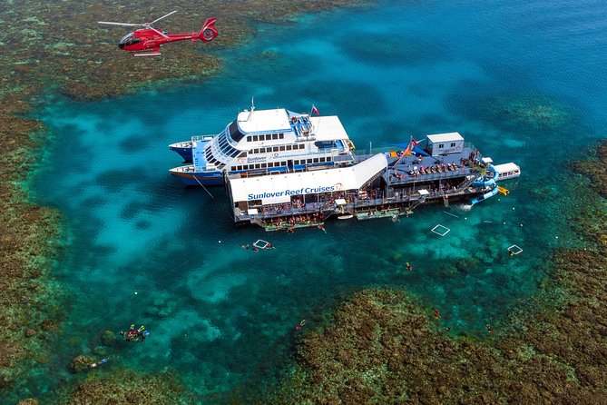 Scenic Helicopter Flight to Moore Reef and Return Snorkeling Cruise From Cairns - Return Cruise to Cairns