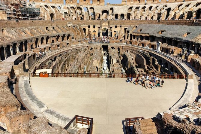 Colosseum Underground Tour With Gladiators Arena in a Small Group - Common questions