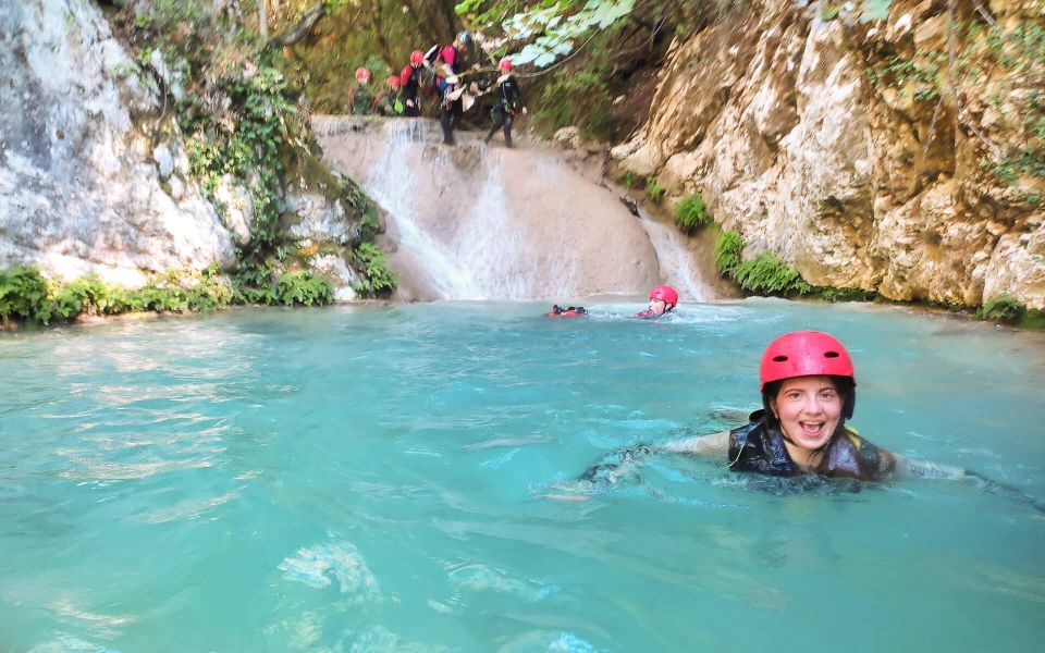 Kalamata: Polylimnio Waterfalls Canyoning Adventure - Itinerary and Activity Description