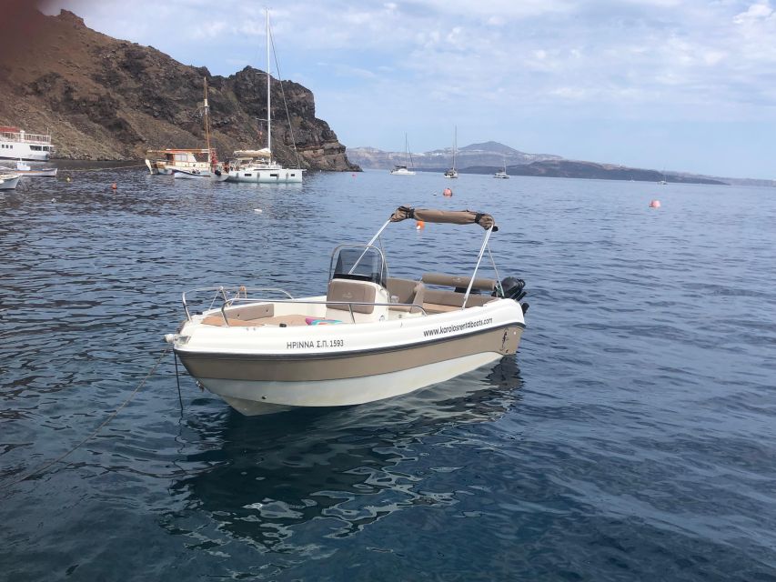 Karolos Rental Boats Santorini - Optional Stops