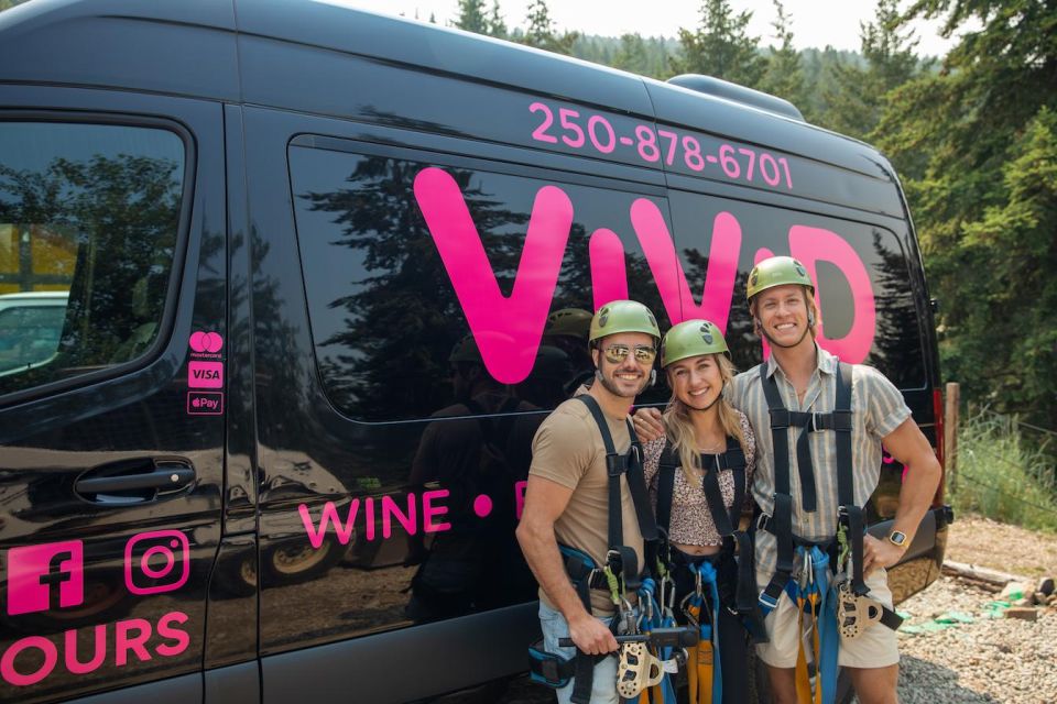 Kelowna: Zipline & Wine Tour - Inclusions