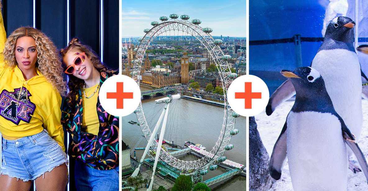 London: Madame Tussauds, London Eye & SEA LIFE Combo Ticket - Important Information