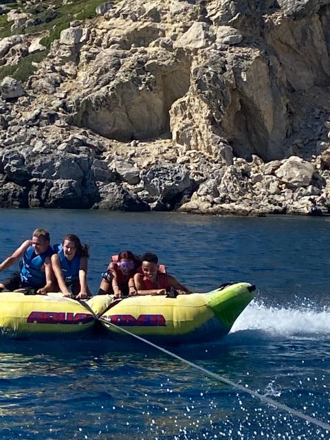 Rhodos : Crazy Sofa Watersports Adventure - Itinerary Flexibility and Stops