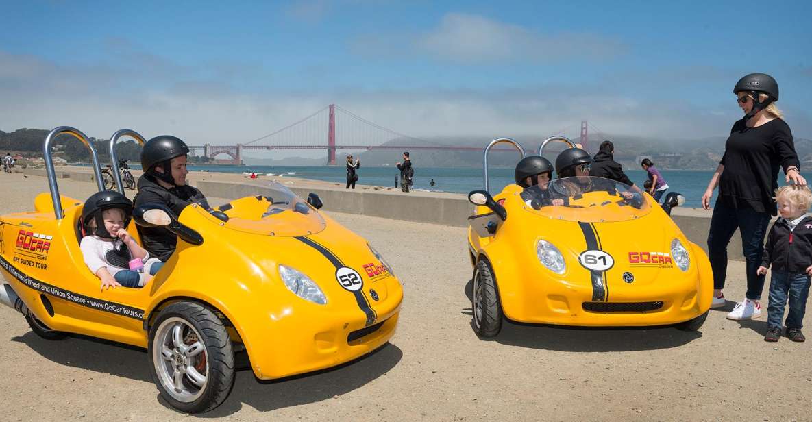 San Francisco: 3-Hour Early Bird GoCar Tour - Scenic Views and Photo Opportunities