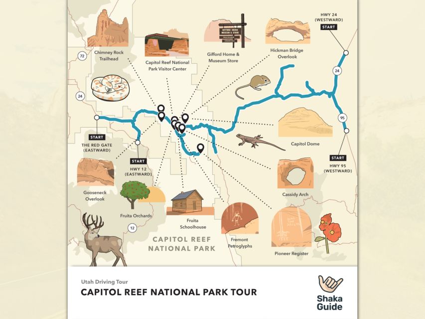 Capitol Reef National Park: Self-Guided Audio Tour - Important Information