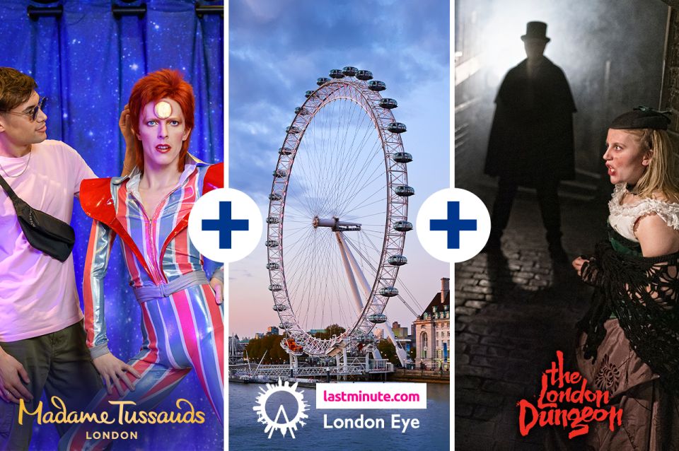 London: London Dungeon, London Eye, & Madame Tussauds Combo - Attraction Closures and Booking Details