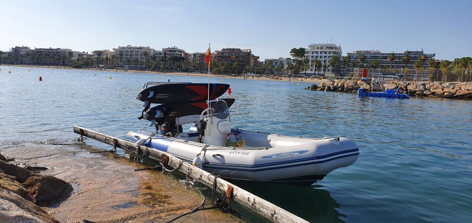 Private Zodiac Ride Through the Coves of Salou - Equipment and Services Provided