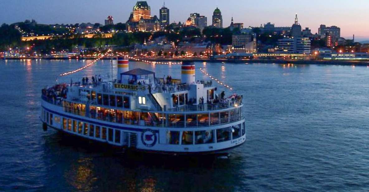 Québec City: Evening Cruise With Dance Floor and Live DJ - Important Information