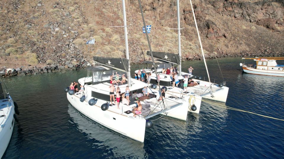 Santorini Catamaran Cruise With Swimming, Meal and Open Bar - Directions