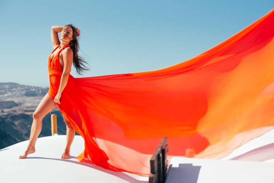 Santorini Flying Dresses & Macrame Dresses Photo Shoot - Photographer and Location