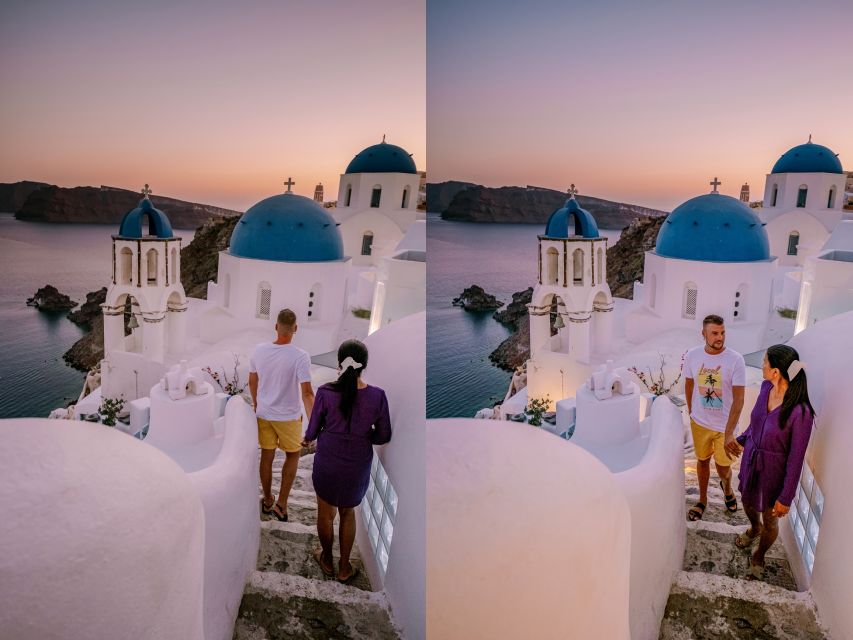 Santorini: Oia Village Professional Photo Shoot - Duration and Languages