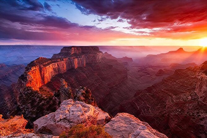 Sunset in the Grand Canyon From Sedona - Customer Feedback and Guide Appreciation