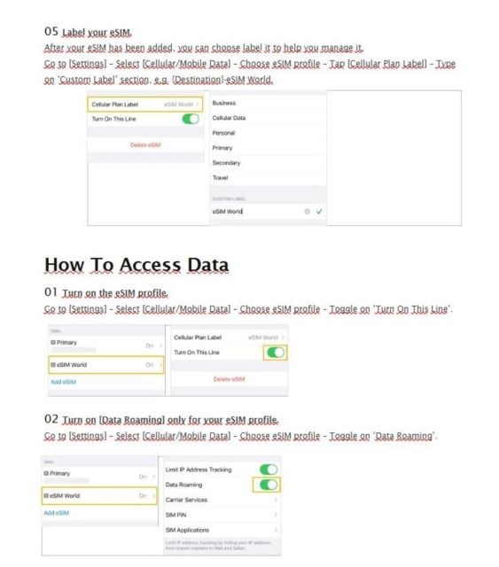 Esim Netherlands Unlimited Data - Directions