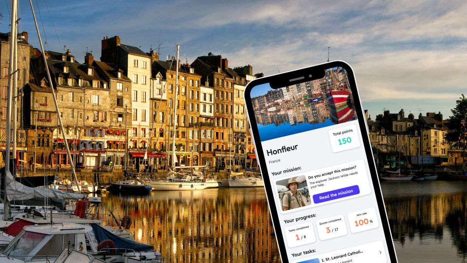 Honfleur: City Exploration Game and Tour on Your Phone - Honfleur City Tour Logistics