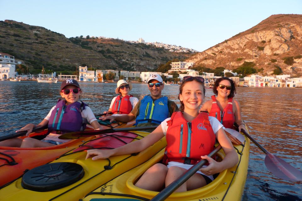 Milos: Sea Kayaking Trip at Sunset With Snack - What to Bring